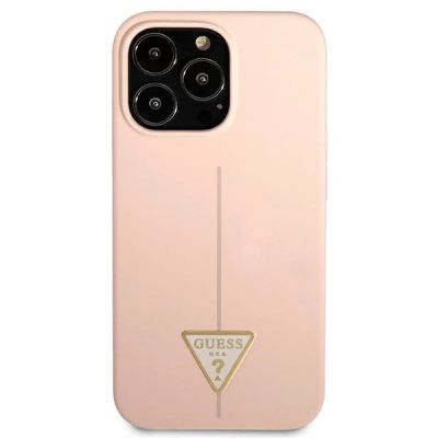 3. Guess GUHCP13XSLTGP iPhone 13 Pro Max 6.7" pink/pink Hardcase Silikon Dreieck