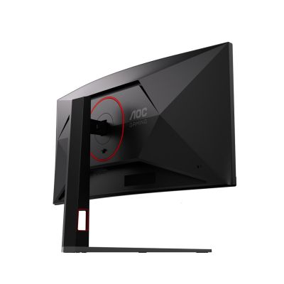 18. AOC G4 CU34G4ZCA Computermonitor 86,4 cm (34") 3440 x 1440 px Wide Quad HD Schwarz, Rot