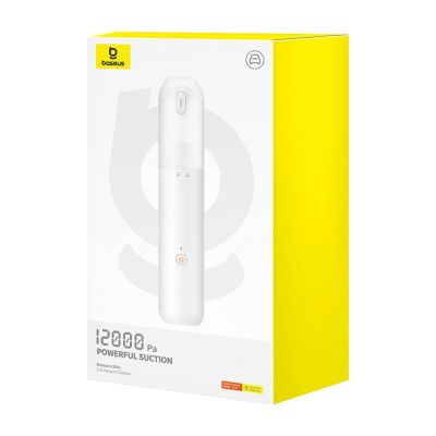 14. Baseus A3lite Akku-Autostaubsauger mit Matratzenpumpe – Weiß