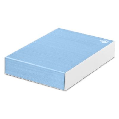 4. Seagate 4 TB Ounetouch Externe tragbare Festplatte – Hellblau