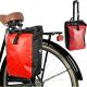 6. WASSERDICHTE HECKTASCHE FÜR FAHRRAD, ROT, 13,5L, XQMAX PRO