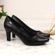15. Schwarze Pumps mit Blockabsatz W Sergio Leone