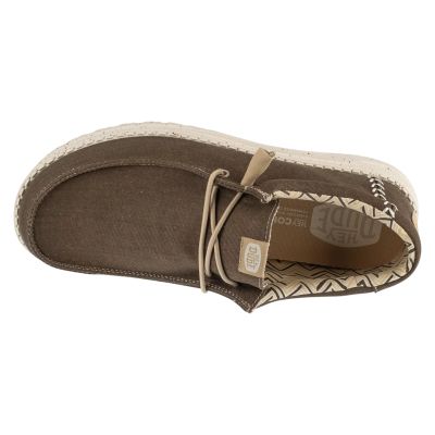 3. Hey Dude Wally Stretch Canvas 40700-2LN Braun 41