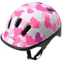 Meteor KS06 Hearts rosa Fahrradhelm Größe XS 44-48cm Jr 24818