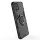 7. Ring Armor robuste Kickstand TPU/PC Panzer Handyhülle Hard Case für Samsung Galaxy A22 4G blau