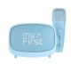 2. myFirst Voice 2 - Karaoke-Set für Kinder - Mikrofon und drahtloser Lautsprecher mit Klangveränderungseffekten (blau)