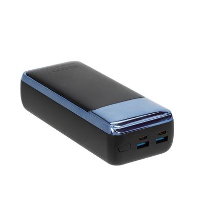 6. Rivacase VA1080 Lithium-Polymer (LiPo) Powerbank 30000 mAh Schwarz, Blau