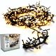 19. WEIHNACHTSLICHTER LICHTERKETTE 750 LED FLASH WARMWEISS