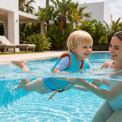 9. Spokey KAMI Neopren-Schwimmweste für Kinder