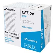 Lanberg LCU5-12CU-0100-S Netzwerkkabel Grau 100 m Cat.5/Cat.5e U/UTP (UTP)