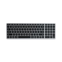 Satechi Slim X2 Bluetooth Backlit Keyboard – kabellose Tastatur mit Ziffernblock (Space Gray) US