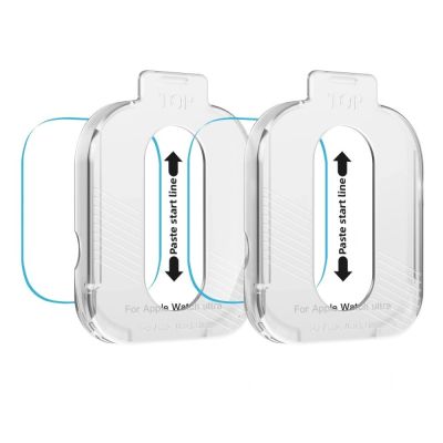 11. Tech-Protect Easy Set+ Panzerglas 2er-Pack für Apple Watch Ultra 1/2 49 mm – Klar