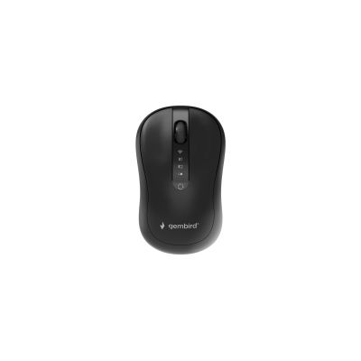 3. GEMBIRD Kabellose Maus Dual-Modus (2,4 GHz + Bluetooth) 1600 DPI, 4 Tasten, Schwarz
