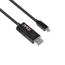 CLUB3D CAC-1557 USB-C DisplayPort 1.4 Kabel Schwarz