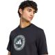 4. adidas Herren-T-Shirt mit Camo-Kreis-Grafik, schwarz, KC7165