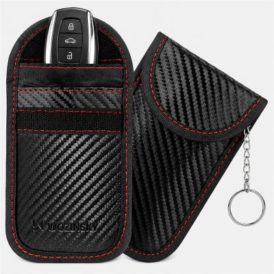 2. Wozinsky WPB-R14 RFID-Blockierhülle für schlüssellose Systeme 14 x 9 cm – Schwarz