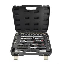 AWTOOLS Schraubenschlüsselsatz 72-teilig 1/2" / 1/4" schwarze Linie