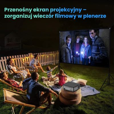 12. Extralink Faltbare Projektionswand 100" PSF-100 | 16:9 | 220 × 125 cm