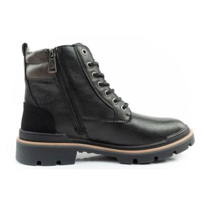 4. Wrangler Nevada Herren Schuhe Chelsea Boots elegant modisch Schnürer Schwarz
