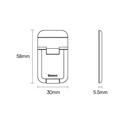 24. Baseus Universal Laptop Standfüße (2 Stk.) grau (LUZC000013)