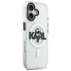 4. Karl Lagerfeld IML Karl Sketch Logo MagSafe Case für iPhone 17 - Transparent