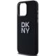 6. DKNY Liquid Silicone Metal Logo iPhone 15 Pro Max Hülle - Schwarz