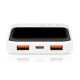3. EVERACTIVE Powerbank 10.000 mAh, 2x USB, 1x USB-C 22,5 W, QC4+, LCD, Weiß EB-10Q