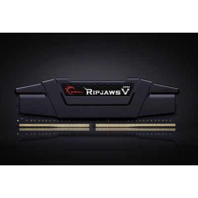 10. G.SKILL RipjawsV F4-3200C16D-32GVK Speicherkit (DDR4 DIMM; 2 x 16 GB; 3200 MHz; CL16)