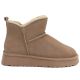 6. Damen-Lederstiefeletten mit beiger Plateau-Schneestiefelsohle Vinceza 97961