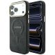 Guess Embossed 4G Classic MagSafe Hülle für iPhone 17 Pro Max / 18 Pro Max – Schwarz