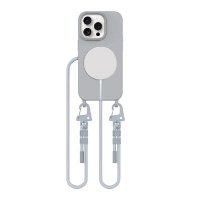 Tech-Protect MagNecklace MagSafe-Hülle für iPhone 15 Pro – Grau