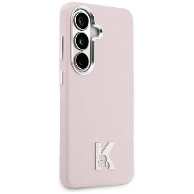 4. Karl Lagerfeld K Metal Logo MagSafe Hülle für Samsung Galaxy S26 - Pink