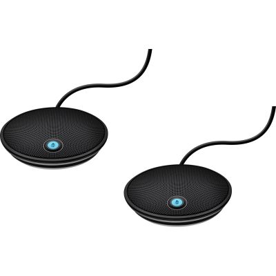 Logitech Erweiterungsmikrofon Schwarzes Desktop-Mikrofon