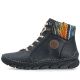 3. Rieker 55040-00 bequeme schwarze Damen-Ankle-Boots
