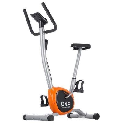 2. One Fitness RW3011 Silber-Orange Mechanisches Fahrrad