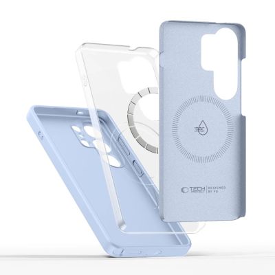 3. Tech-Protect Silikon-MagSafe-Hülle für Samsung Galaxy S26 Ultra – Blau