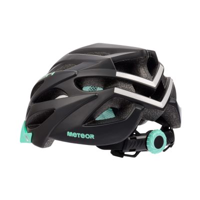3. Meteor Marven Helm M 55-58 cm schwarz-mint 24793