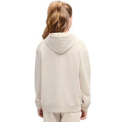 4. Kinder-Kapuzenpullover Puma ESS Centered Cat Logo Relaxed Hoodie beige 692973 82