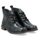 39. Damen-Lackstiefeletten in grüner Kroko-Optik Rieker 71205-90