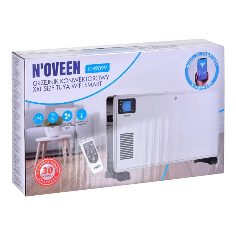 4. NOVEEN CH9099 XXL WiFi Tuya Smart Konvektorheizung 2300W