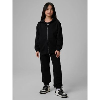 4. Mädchen-Sweatjacke mit Kapuze im Loose Fit 4F 4FJRMM00TSWSF2713-20S