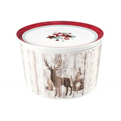 SELTMANN LIFE CHRISTMAS Schale mit Deckel 14x9 cm