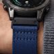 7. Tech-Protect Nylon Classic Armband für Garmin Fenix ​​5X / 5X Plus / 6X / 6X Pro / 7X / 8 / 8 Pro / 9 / 9 Pro (51 mm) - Marineblau