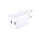6. 3mk Hyper Charger PD 45W QC4+ PPS 2C Schnelllade-Netzteil 2.0 – Weiß