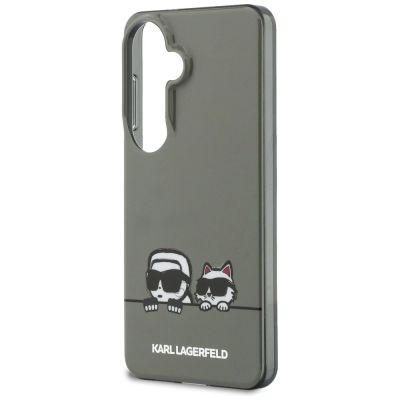 6. Karl Lagerfeld IML Peekaboo Karl&Choupette MagSafe Hülle für Samsung Galaxy S26 - Schwarz
