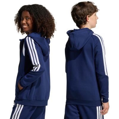 3. adidas Tiro 26 League Sweatshirt mit durchgehendem Reißverschluss für Kinder, Marineblau KF3322