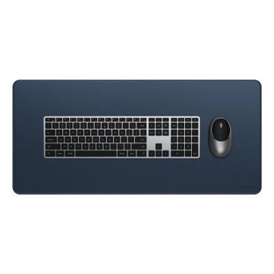 2. Satechi Premium Schreibtischunterlage aus veganem Leder (Blau)