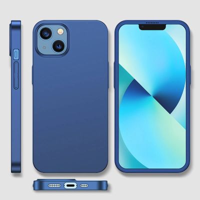 8. Joyroom 360 Full Case Cover für iPhone 13 Back and Front Cover + Tempered Glass blau (JR-BP927 blau)