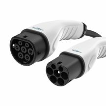 Ansmann 1900-0118 Ladekabel für Elektrofahrzeuge, schwarz, Typ 2/3, 7,5 m