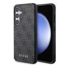 Guess 4G Metal Gold Logo Hülle für Samsung Galaxy A35 – Schwarz